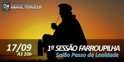 Rádio São José transmite ao vivo a 1ª Sessão Farroupilha da Câmara de Amaral Ferrador