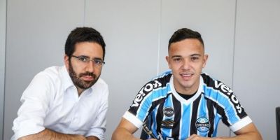 Grêmio renova com Pepê até dezembro de 2022