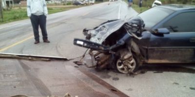 São Lourenço do Sul - acidente de trânsito deixa 8 pessoas feridas na ERS-265 