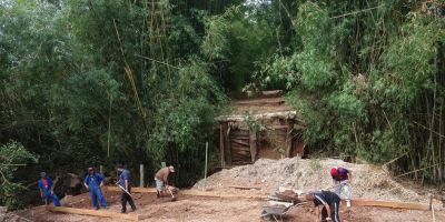 Começam as obras na ponte da Freguesia, em Camaquã