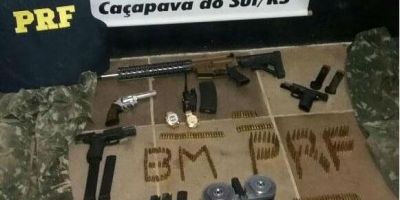 Organização criminosa é desmantelada, e arsenal bélico é apreendido em Caçapava do Sul