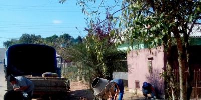 Rua Júlio de Castilhos recebe serviços de drenagem