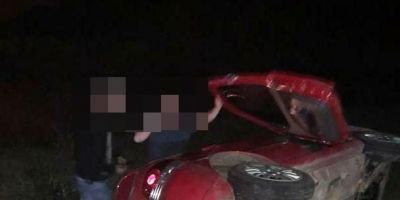 Ciclista é atropelada na ERS-350, próximo à cidade de Chuvisca