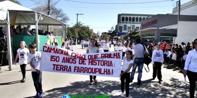 Camaquenses homenageiam Brasil e comemoram os 150 do município na Semana da Pátria 