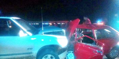 Camaquã - acidente entre 147 e uma S10 resulta na morte dos dois motoristas na BR-116, Km 397.8