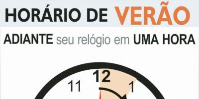 Horário de verão começa à meia-noite deste sábado para domingo