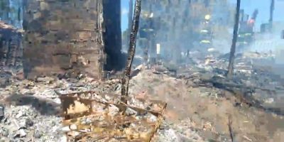 Casas pegam fogo no bairro Hípica em Camaquã