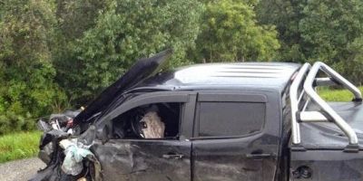 Grave acidente deixa vítima fatal e ferido próximo ao trevo de acesso à Piratini