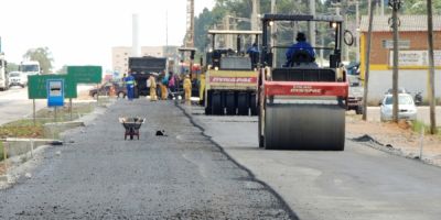 Avançam serviços de pavimentação nas obras da BR-116/RS, diz Dnit
