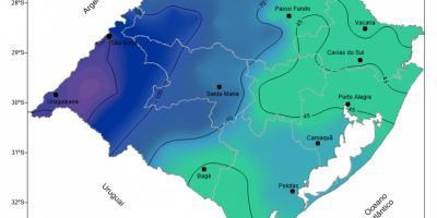 Calor acima dos 30 graus traz chuva ao RS na próxima semana