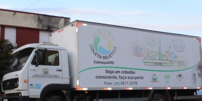 Interior não terá coleta seletiva nesta quarta-feira em Camaquã