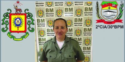 Tenente Patrícia se despede da 2ª Cia de São Lourenço do Sul