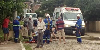 Funcionário de empresa terceirizada da CEEE sofre acidente de trabalho em Camaquã