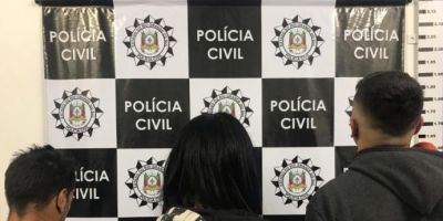 Trio é preso em flagrante por associação criminosa em Caxias do Sul