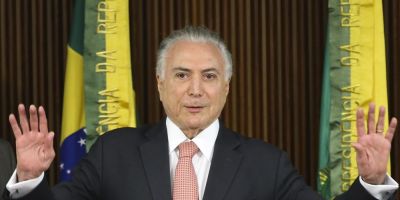 Temer faz pronunciamento em cadeia nacional de rádio e televisão