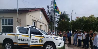 VÍDEO: Brigada Militar de Camaquã recebe viatura zero Km