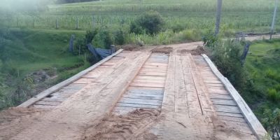Obras da ponte do travessão Sizino Laufer já foram concluídas no interior de Camaquã