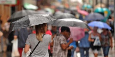 Tempo não firma e chove no Rio Grande do Sul nesta quarta