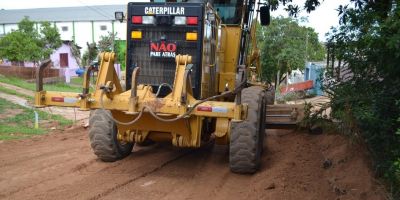Camaquã: Rua Sertão recebe manutenção 