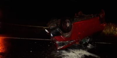 Acidente na BR-116 deixa três feridos, em Barra do Ribeiro