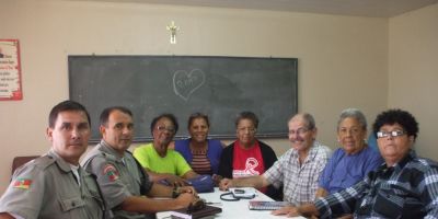 Rio Grande - comunitários do 6º BPM se reúnem com membros do Conselho de Saúde da Santa Tereza e Mangueira