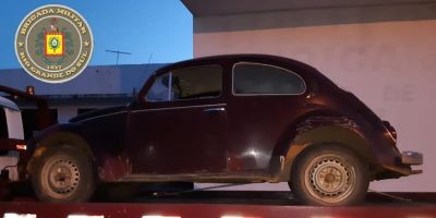 Homem é preso em Camaquã após furtar Fusca em Dom Feliciano