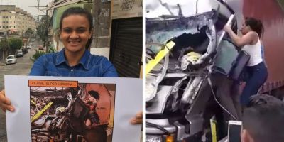 Jovem que socorreu motorista após acidente com helicóptero luta contra doença rara: 'Não sou Mulher Maravilha'