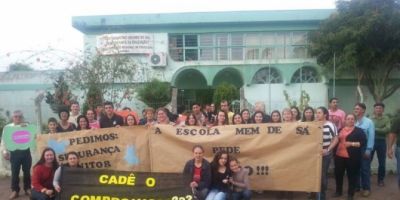 Cerro Grande do Sul - após jovem ser esfaqueado dentro de escola, comunidade escolar vai à Guaíba pedir mais segurança