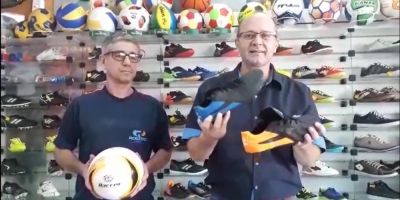 VÍDEO: chegou à Loja Rogério Calçados a chuteira oficial da Copa Camaquã 