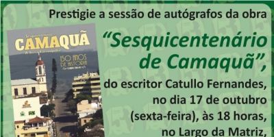 Lançamento do livro de Catullo Fernandes na Feira do Livro de Camaquã