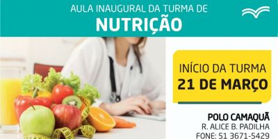 Polo Servi - Uniasselvi Camaquã: aula inaugural da turma de Nutrição ocorre quinta-feira (21)