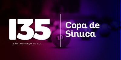 Inscrições abertas para a Copa de Sinuca em São Lourenço do Sul