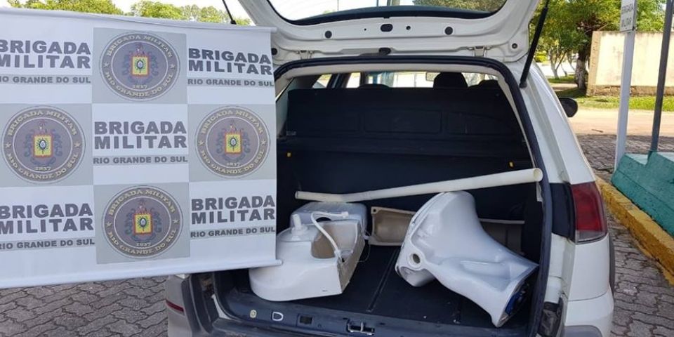 Brigada Militar prende dupla e recupera objetos furtados em Turuçu