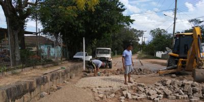 Começa a construção das passagens elevadas na Vila Aurora em Camaquã