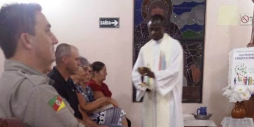 Brigada Militar de Turuçu participa da cerimônia religiosa Lava-Pés