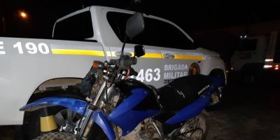 Motoqueiro é preso em Camaquã com moto furtada em Amaral Ferrador 