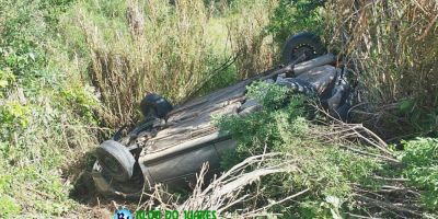 Secretário da Saúde da Prefeitura de Chuvisca sofre acidente de trânsito na ERS-350