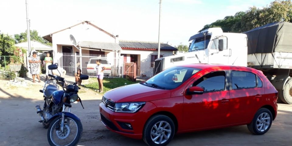 Motociclista fica ferido em acidente no bairro Viégas em Camaquã