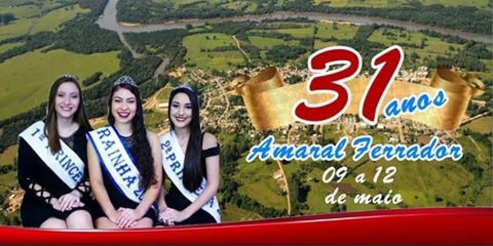 Amaral Ferrador realiza super festa em comemoração aos 31 anos do município