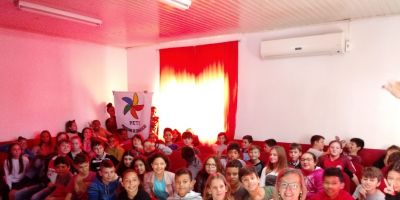 PETI realiza intervenção do com alunos do 5º ano da EMEF Osvaldo Aranha