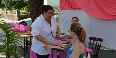 Dom Feliciano - a cor rosa chama atenção para o Câncer de Mama