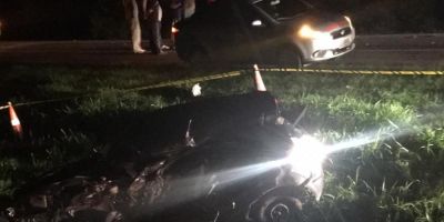 FOTOS: acidente entre caminhão, ônibus e carro deixa uma pessoa morta na BR-116, em Cristal
