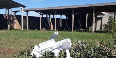 Internauta flagra morador descartando lixo em terreno baldio em Camaquã