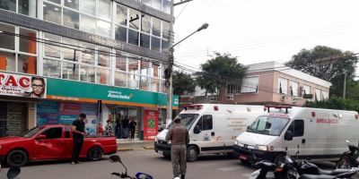 Acidente no centro de Camaquã deixa ferido na manhã desta segunda-feira