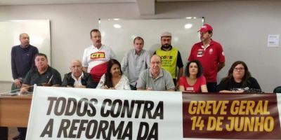 Centrais sindicais preveem atos em 150 municípios do RS em greve marcada para sexta-feira