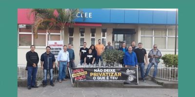 BLOG TV: eletricitários e técnicos da CEEE fazem greve em Camaquã