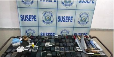 Operação da Susepe retira cerca de 70 celulares no presídio de Camaquã