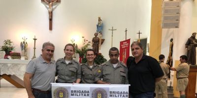 Brigada Militar participa como entidade homenageada das festividades em honra ao Padroeiro de Camaquã