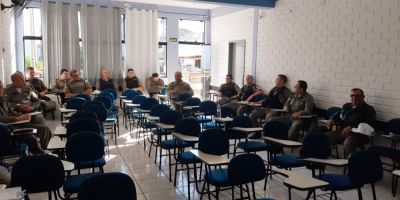 Brigada Militar realiza instrução ao efetivo do batalhão em Camaquã