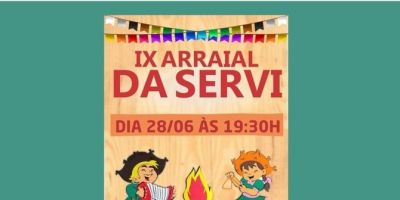 Arraial da Servi Camaquã ocorre nesta sexta-feira (28)